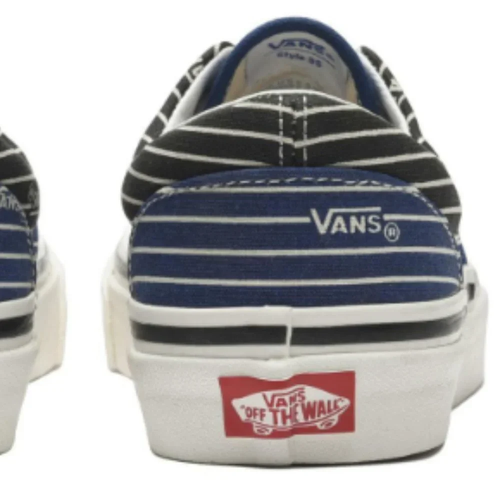 Vans Men's 7.5/Women's 9 Era 95 DX Anaheim Factory Limited Stripes Black/Blue